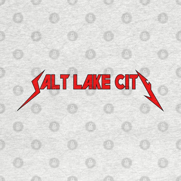 Salt Lake City - Typography Art by Nebula Station